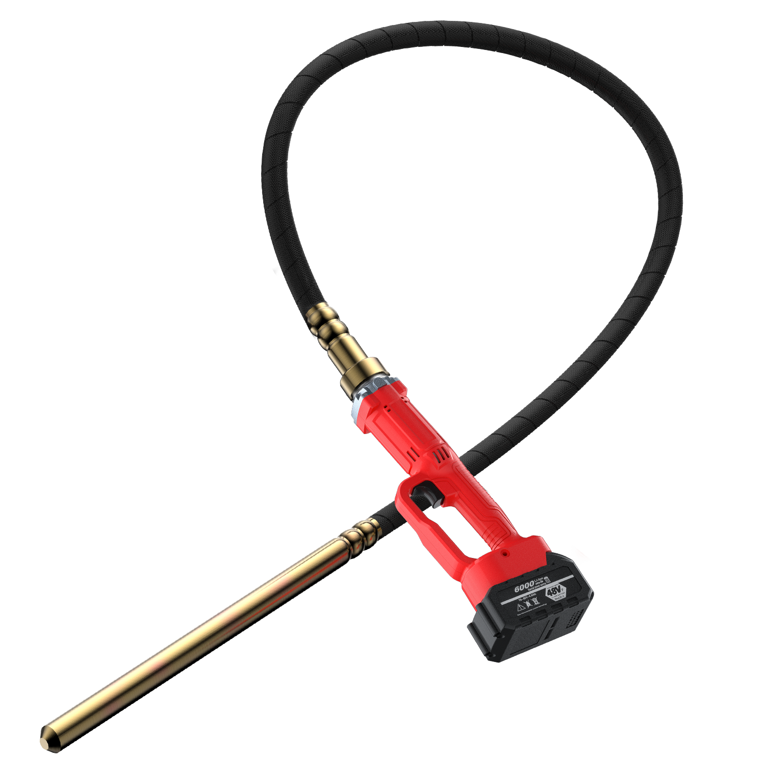 Concrete Vibrator - Vibrador de Hormigón Portátil, Pequeño y