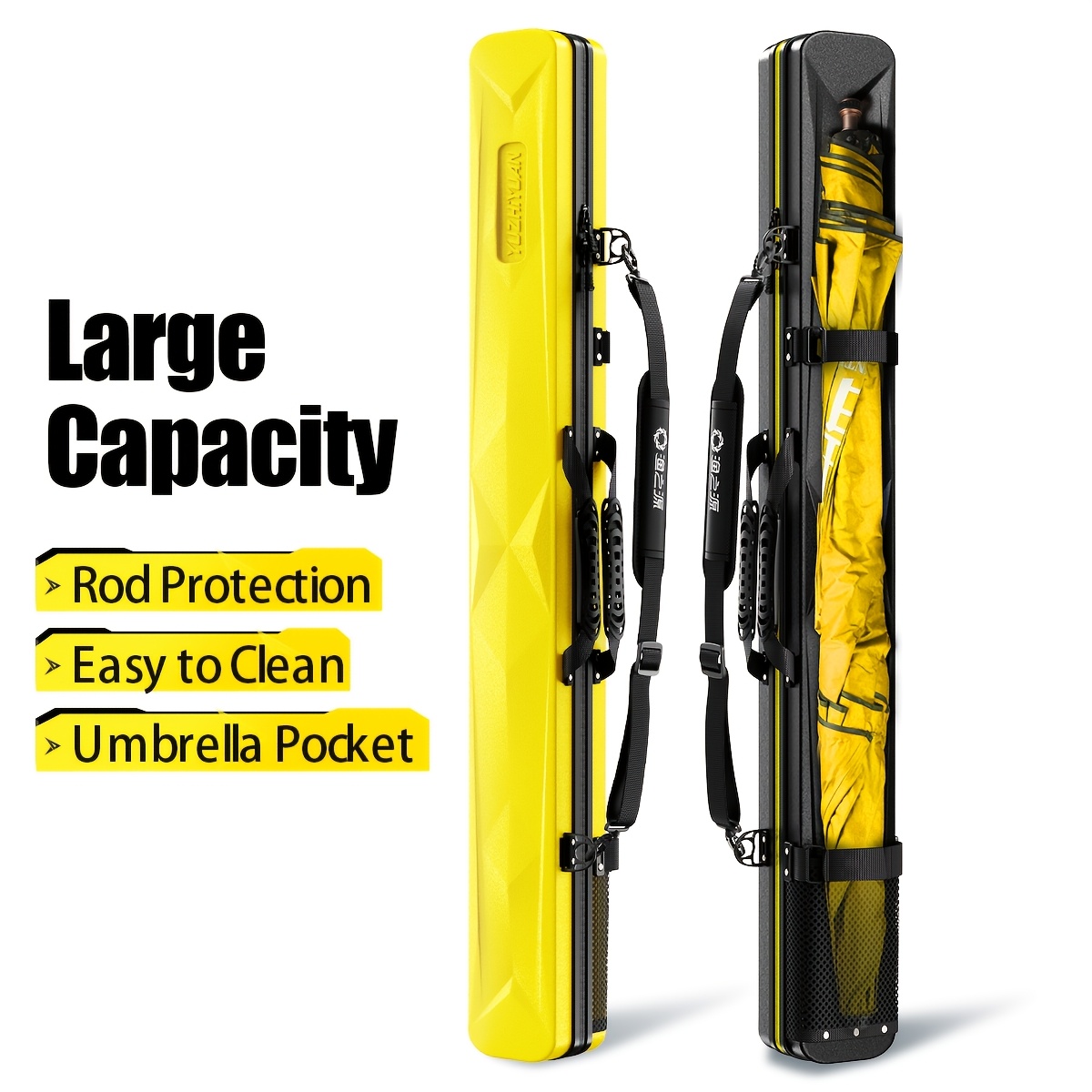 Heavy Equipment Rental - Estuche Rígido para Cañas de Pescar