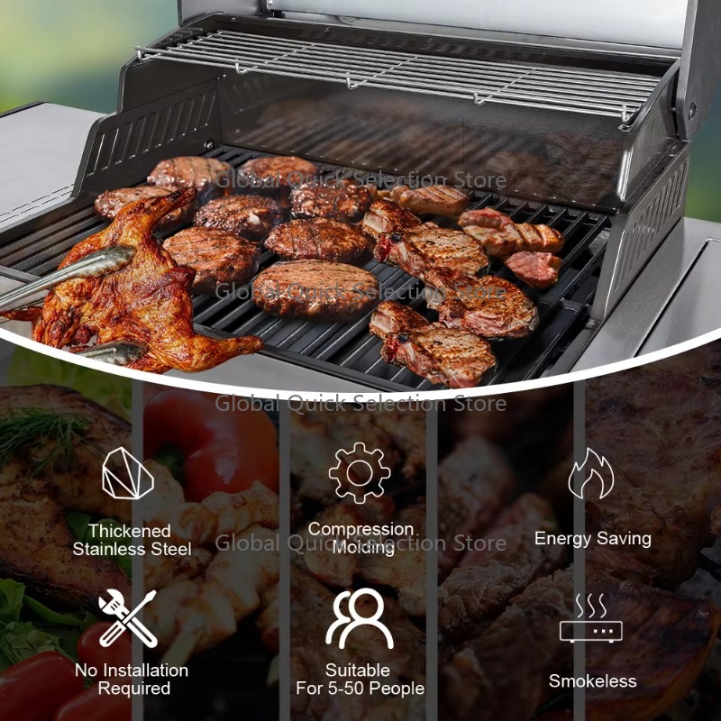 Heavy Equipment Business - Parrilla de Gas para Barbacoa de