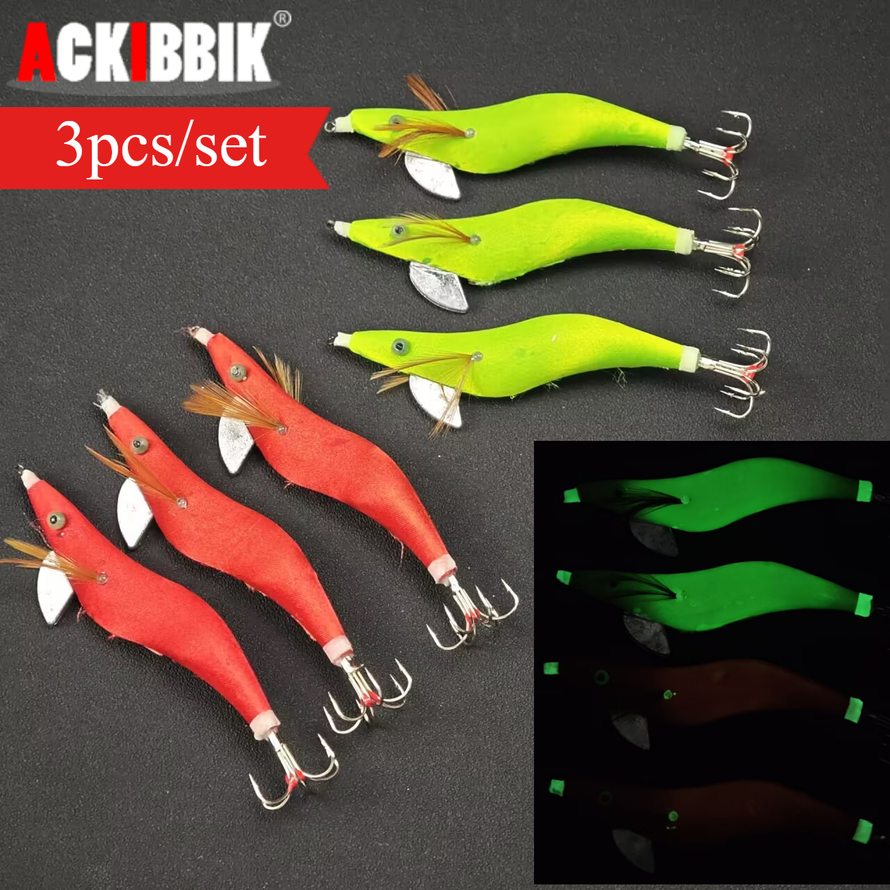 3 señuelos luminosos para pesc - Heavy Equipment Rental reseña y precio
