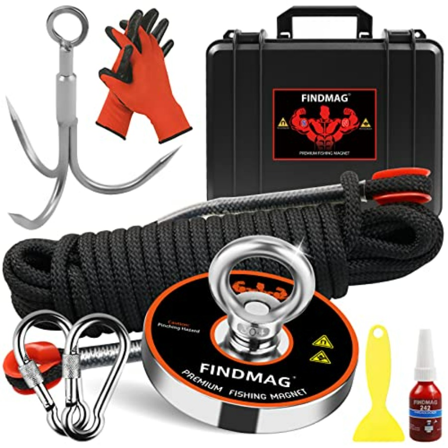 Kit de Pesca Magnética con Est - Heavy Equipment Rental reseña y precio